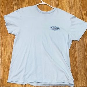 blue California billabong tee